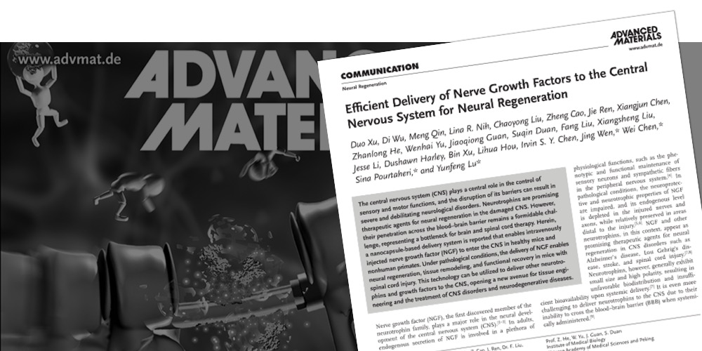 Efficient Delivery of Nerve Growth Factors to the Central Nervous System for Neural Regeneration