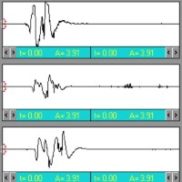 Sample Screen Shot from the Fracture Wave Detector Software