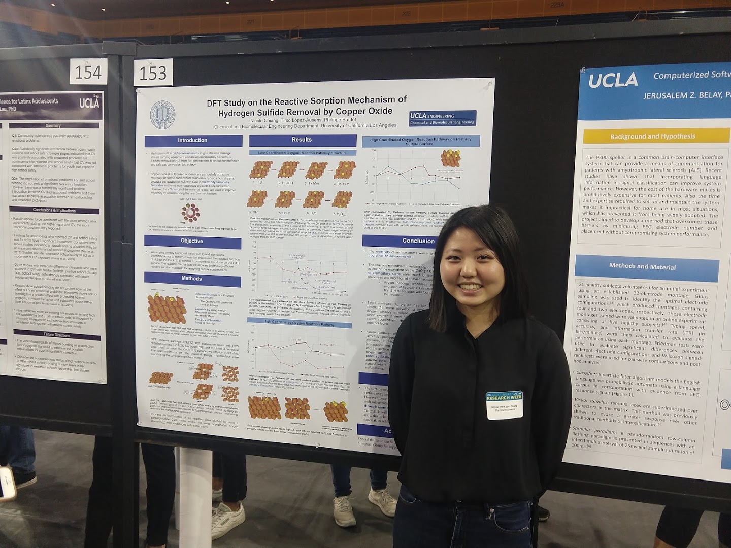 Nicole at UCLA undergrad research week