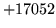 $ +17052$