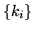 $ \{k_i\}$