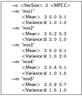 \framebox[60mm]{
\begin{minipage}{60mm}
\begin{program}
\mbox{$\sim$\textsf{o}...
... \mbox{$<$\textsf{Variance}$>$} \>\>\> 2 1.5 1.0
\end{program} \end{minipage} }