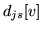 $ d_{js}[v]$