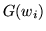 $ G(w_i)$
