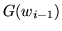 $ G(w_{i-1})$