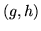 $ (g,h)$