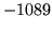$ -1089$