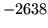 $ -2638$