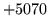 $ +5070$