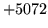 $ +5072$