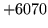 $ +6070$