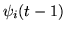 $ \psi_i(t-1)$