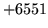 $ +6551$
