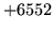 $ +6552$