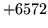 $ +6572$