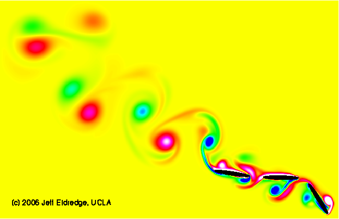 Merging leapfrogging vortices