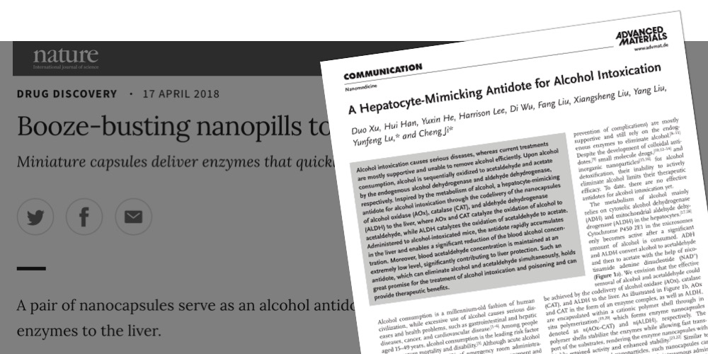 A Hepatocyte‐Mimicking Antidote for Alcohol Intoxication